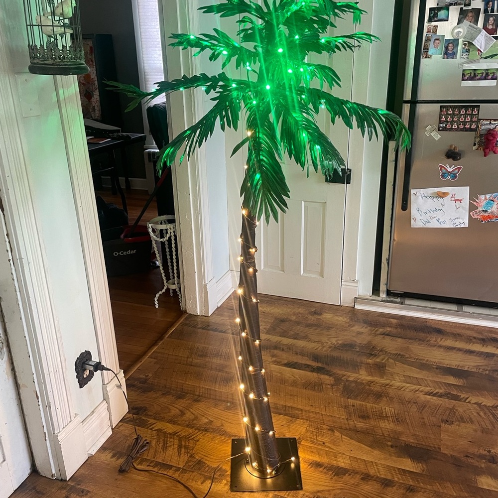 Lighted Palm Tree. Indoor and outdoor use